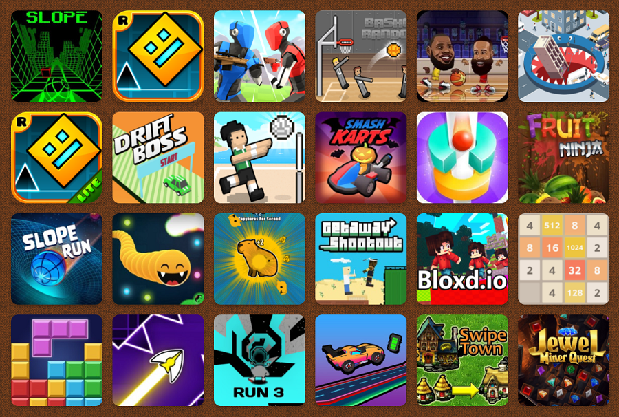 Screenshot of Unblocked Games Premiums.